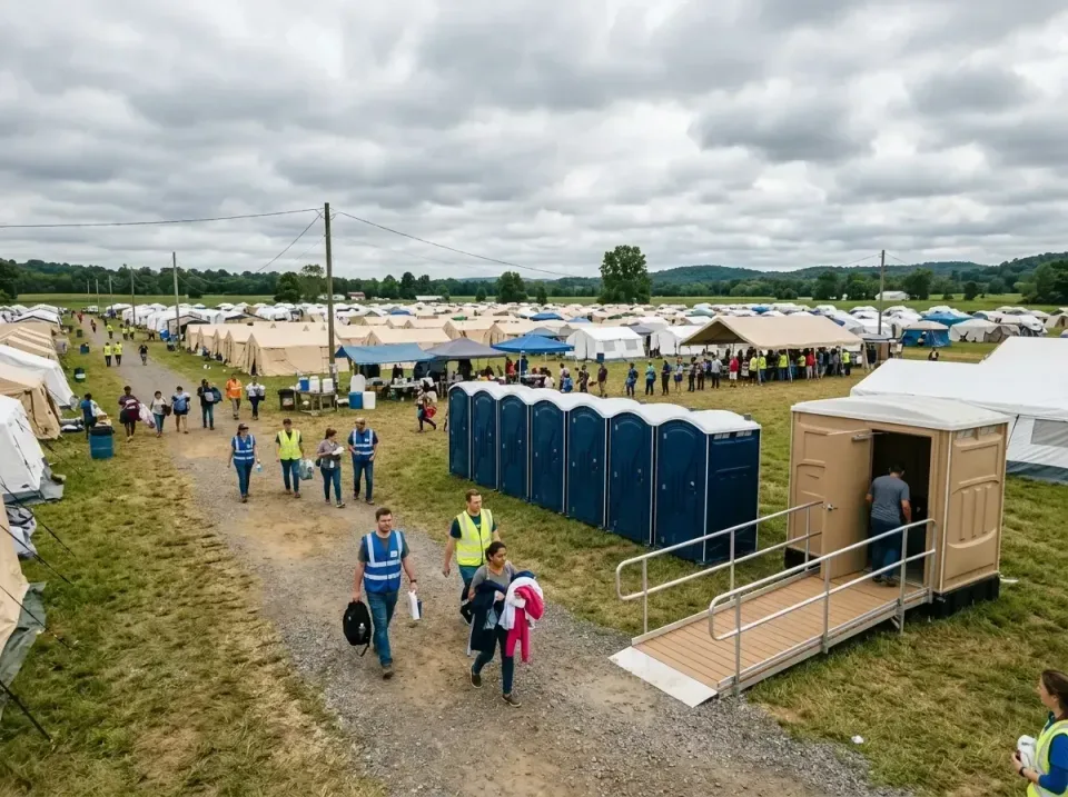 disaster-relief-camp-restrooms-010 — frequently asked questions, Dumpster & Portable Bathrooms Rental in North Vernon, IN